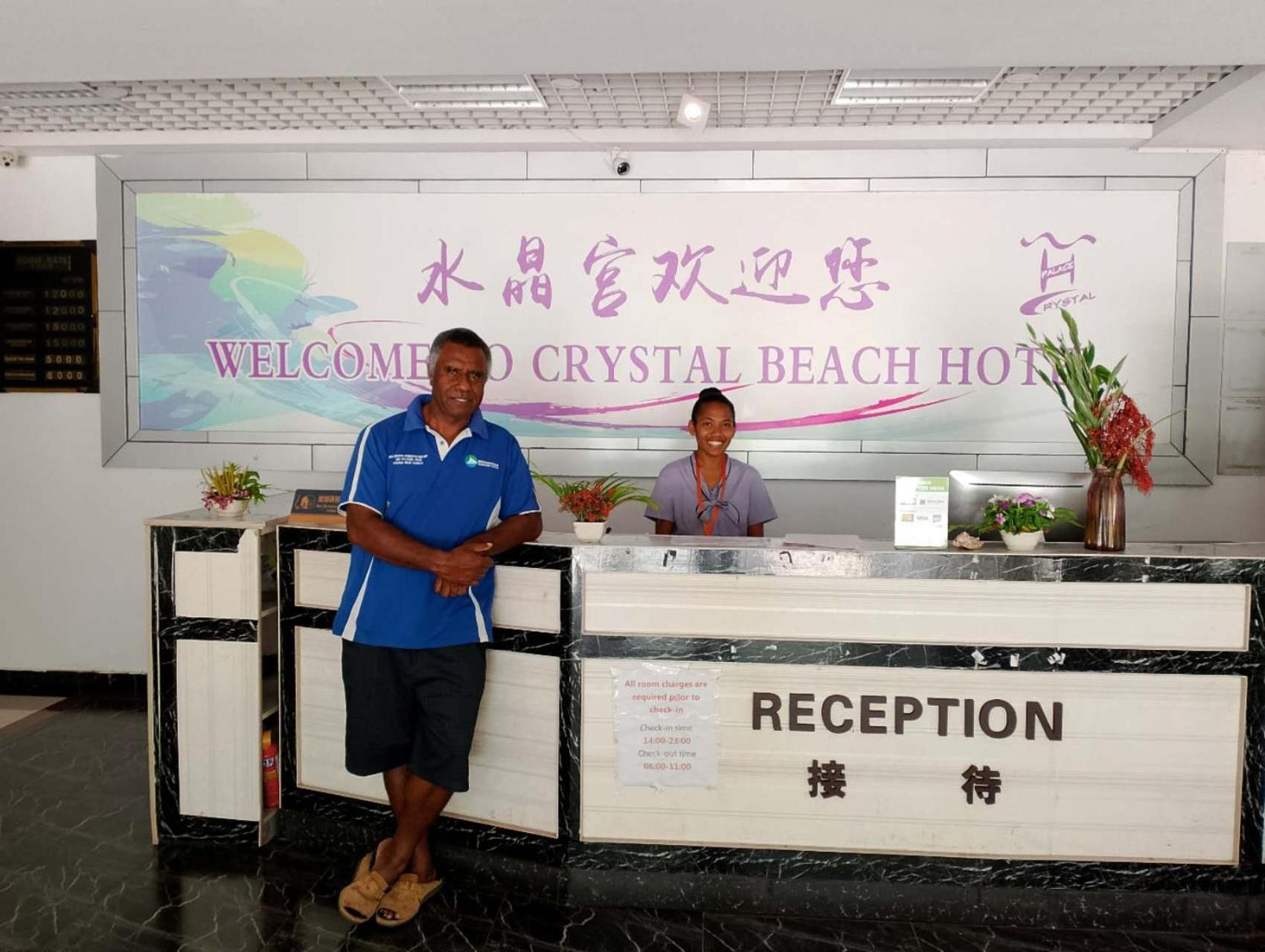 Crystal Beach Hotel Port Vila Esterno foto